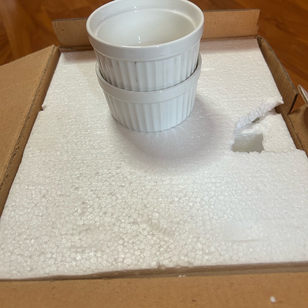 White Bakeware Ramekins for Kitchen - Picture 6 of 7